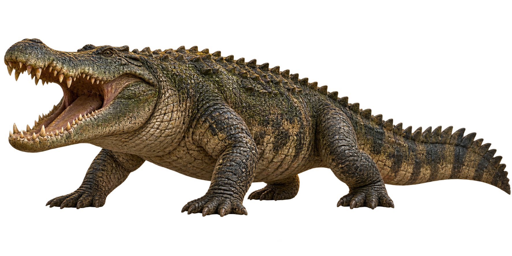 ديناصور Deinosuchus بلون ستار السبج