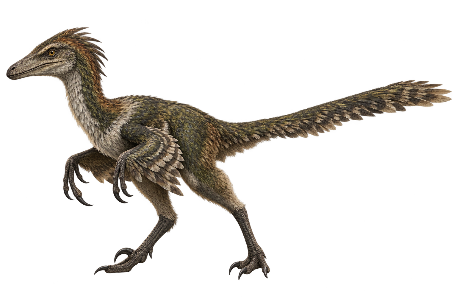 ديناصور Troodon بلون كسوف اللوتس